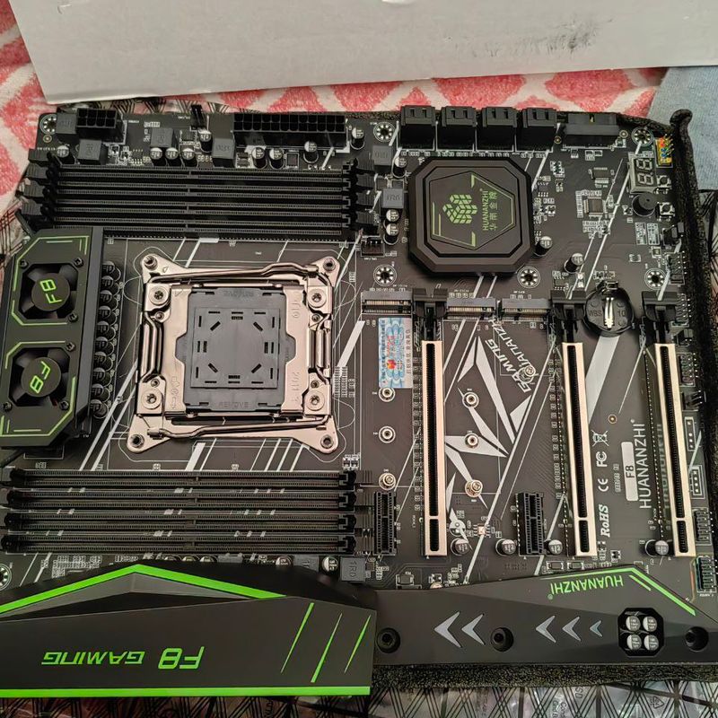 Kit Placa X99-F8 + Xeon 2678 V3 + Ram 8gb - Venda Rápida