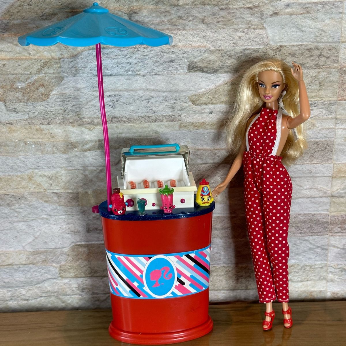 Kit Playset Mattel 2010 - Barbie Grill Hotdog Lanchonete com Boneca ...