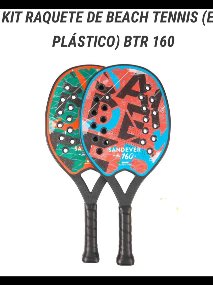 Kit Raquete Beach Tennis Item p/ Esporte e Outdoor Sandever Usado