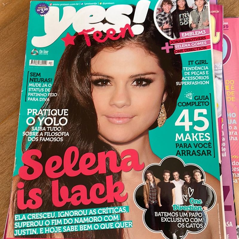Kit Revistas Antigas Selena Gomez | Revistas Selena Gomez Nunca