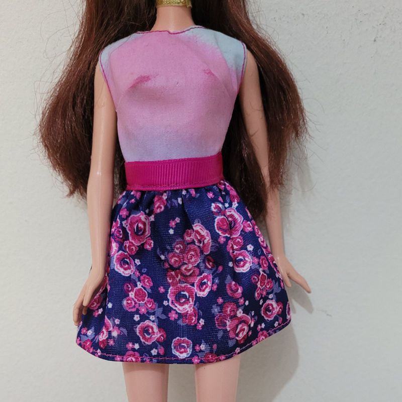 Kit Roupa Barbie (Muda de Cor)  Brinquedo Barbie Usado 79706304