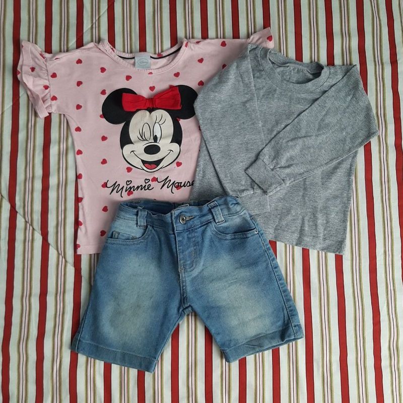 Para Bebê Roupa Infantil Feminina Anos Kit Roupa Infantil Menina
