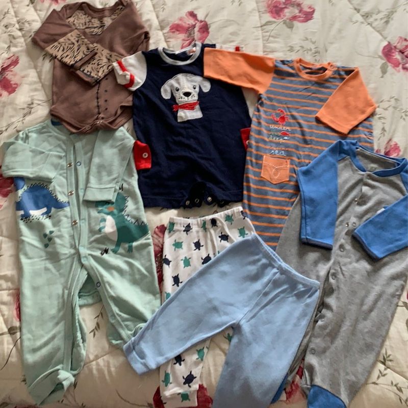 lote ropa bebe - 9 prendas. - Comprar Moda Antiga Infantil no