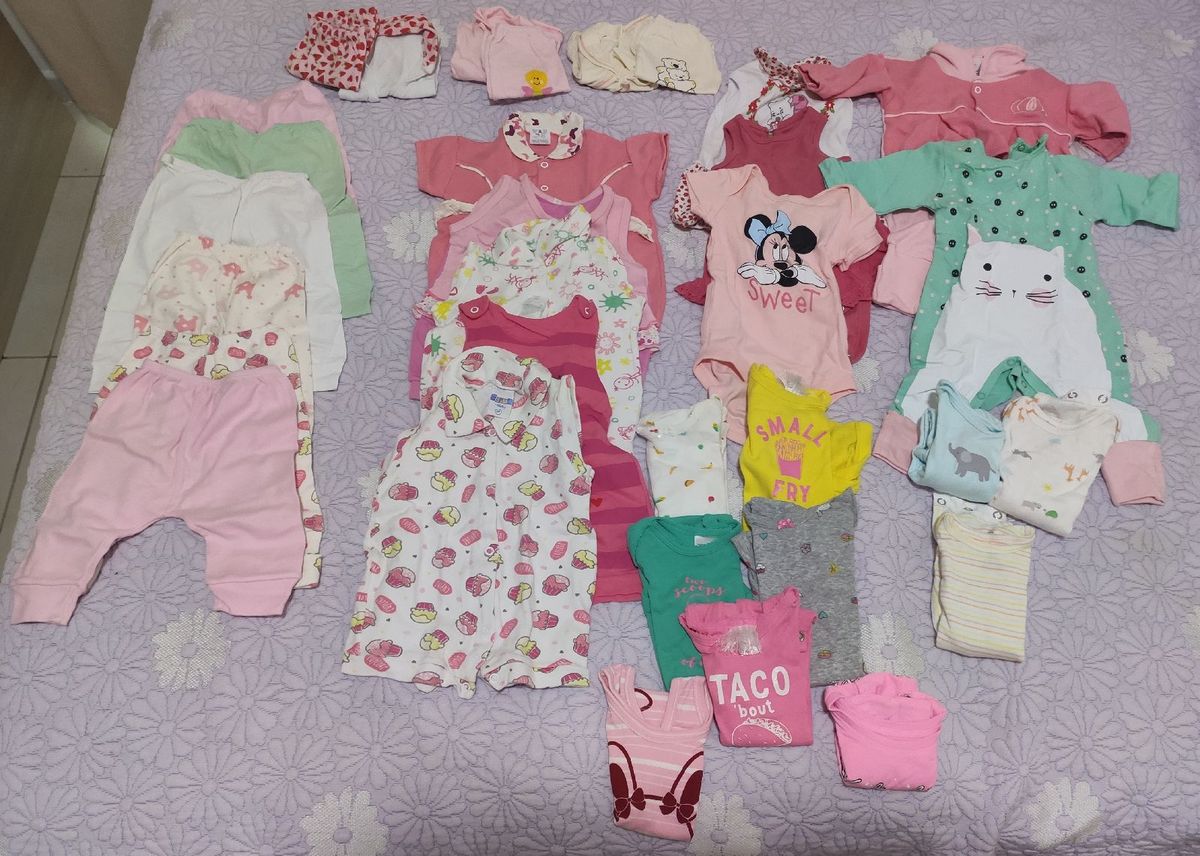 Roupas de bebe de 0 a 3 sales meses