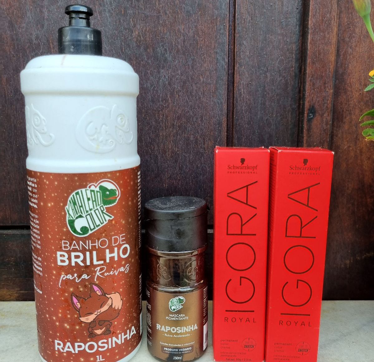 Kit Ruivo Strawberry Bege Igora Royal 10.14 + 9.7