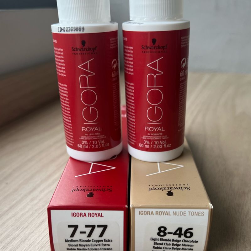 Schwarzkopf - Igora Royal 7-77 Rubio Medio Cobrizo Intenso