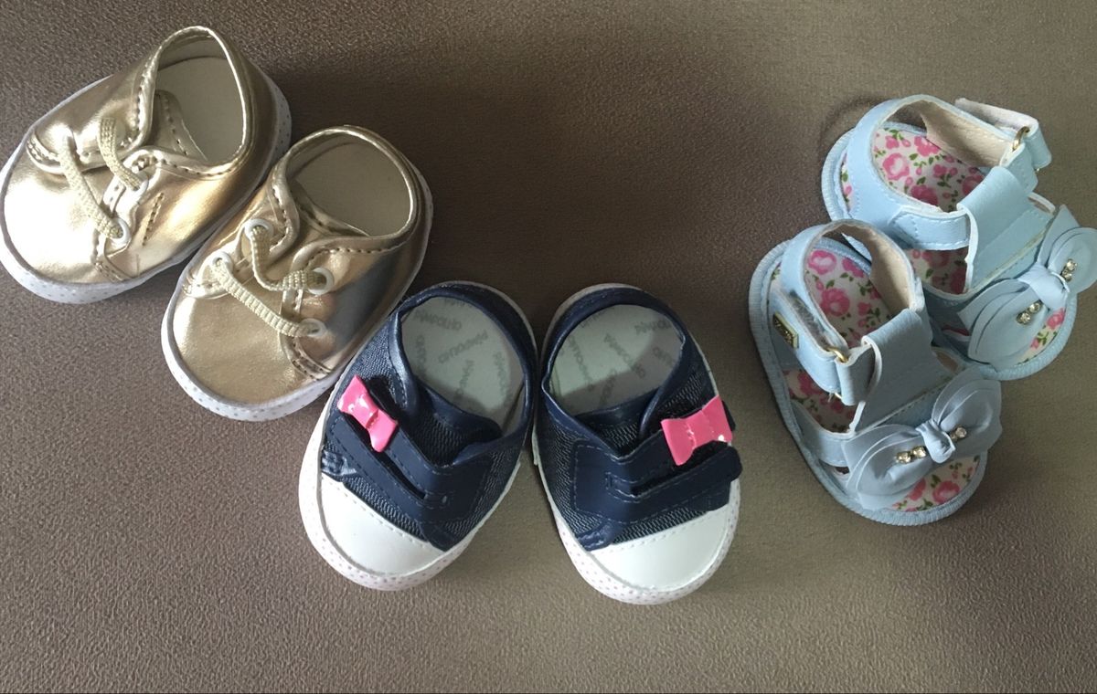 sapatinhos de bebe pimpolho feminino
