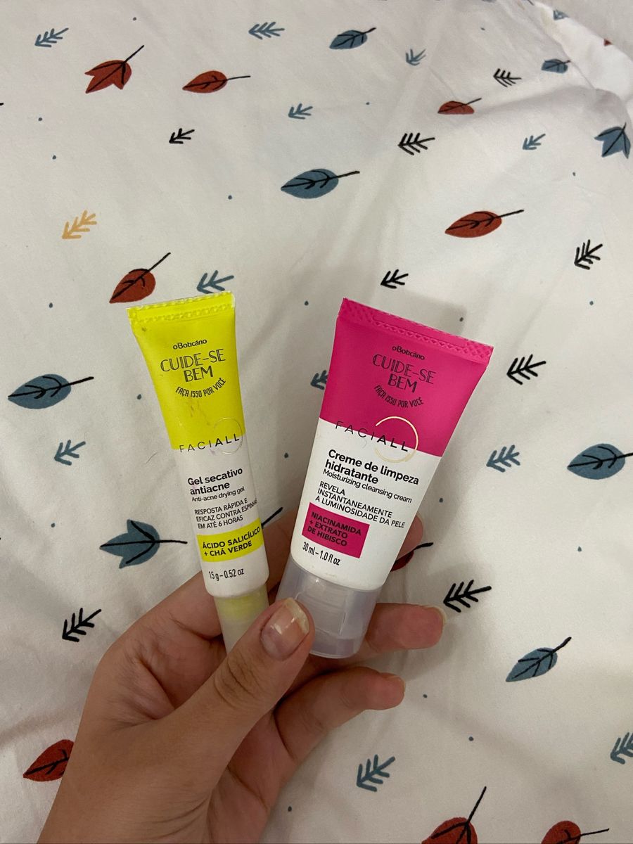 Kit Secativo de Acne (ácido Salicílico) e Creme de Limpeza (niacinamida