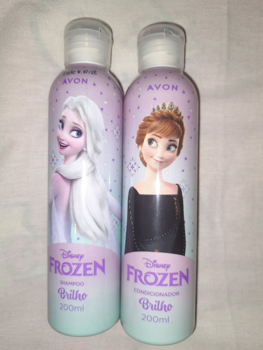 Kit Shampoo Elsa + Condicionador Anna Avon Disney Frozen | Item ...