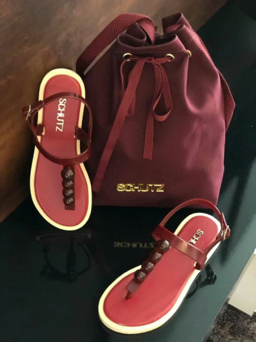 bolsa e sandalia melissa