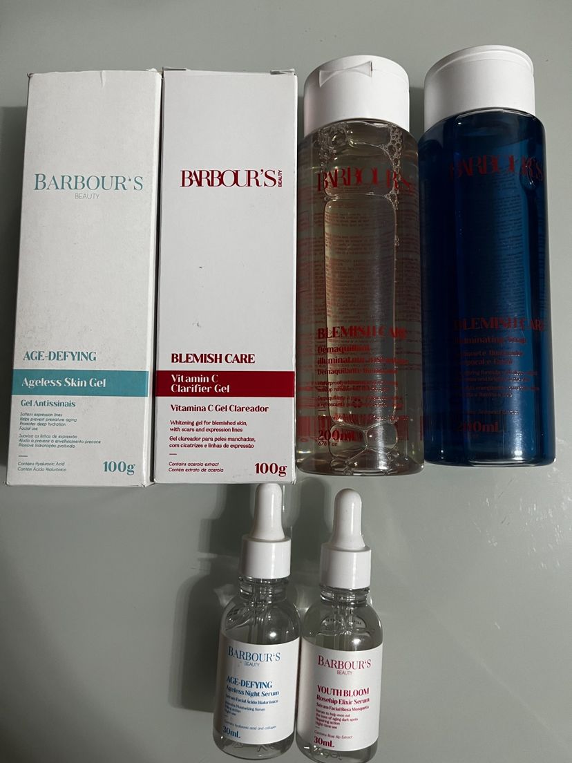 kit skincare barbour's beauty - rosto barbour's beauty