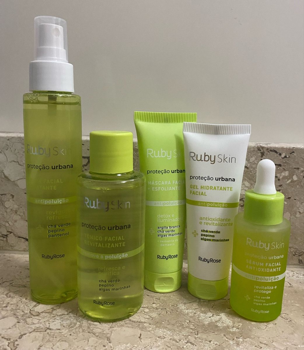 Kit Skincare Ruby Rose Proteção Urbana | Cosmético Feminino Ruby Rose ...