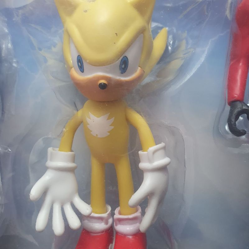 Boneco Sonic Grande Articulado Cm.25 Da Collection - Usado