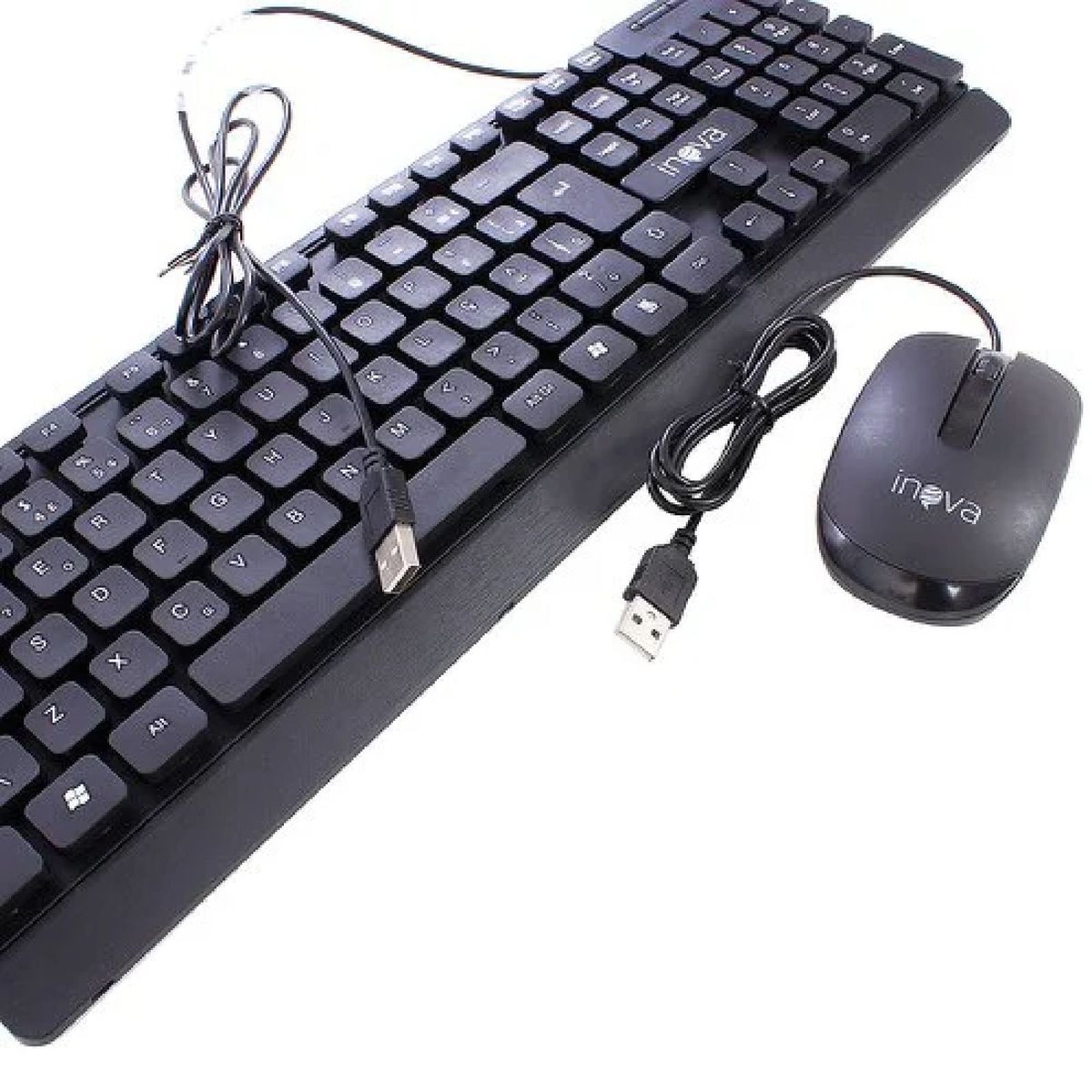 Kit Teclado Cabo 1,5m + Mouse Usb 1200dpi 150ma 5v | Jogo de Computador ...