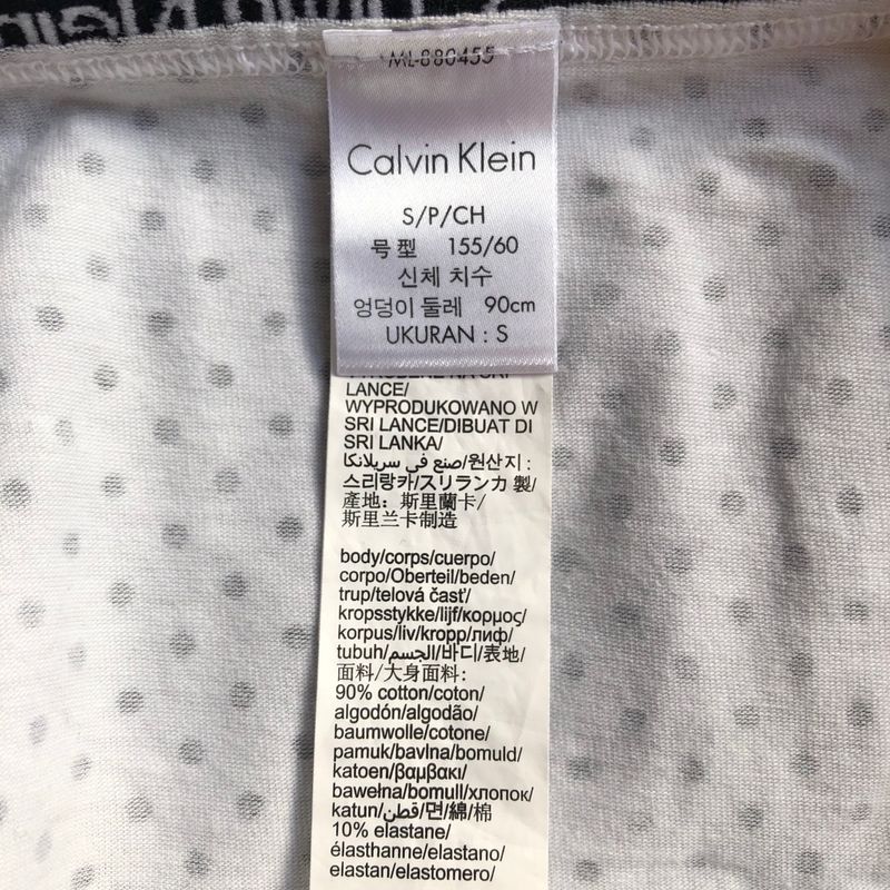 Kit Top e Calcinha Calvin Klein, Lingerie Feminina Calvin Klein Nunca  Usado 88140672