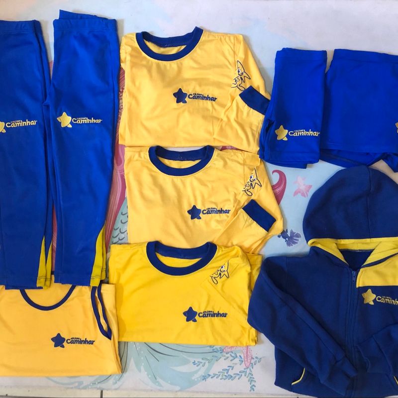 Kit Uniforme Colégio Caminhar Santo André, Roupa Infantil para Menina Sams  Malharia Usado 87864734