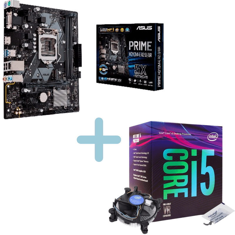 I5 9400F マザボセット(ASUS PRIME H31M-E R2) intel Core i5 9400F ASUS PRIME H310M-AT R2.0 GT710 Office PC