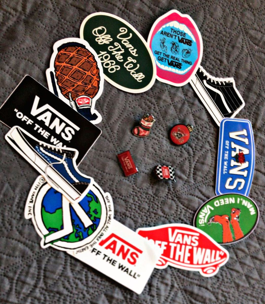 Kit Vans Adesivos +pin | Cacareco Vans Nunca Usado 96079065 | enjoei