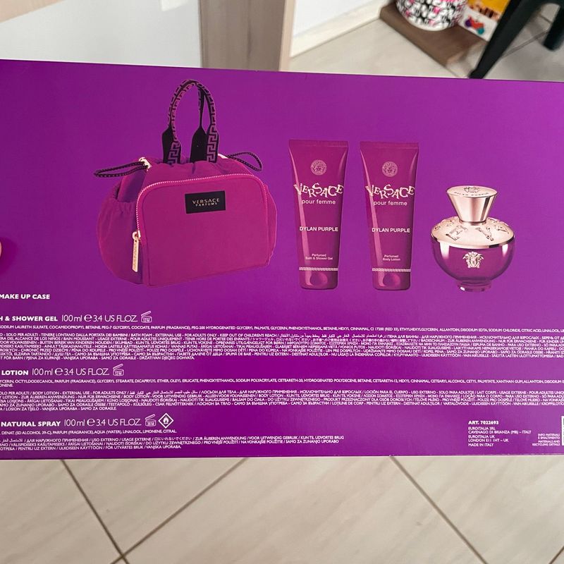 Kit Versace Dylan Purple Edp 100ml | Perfume Feminino Versace