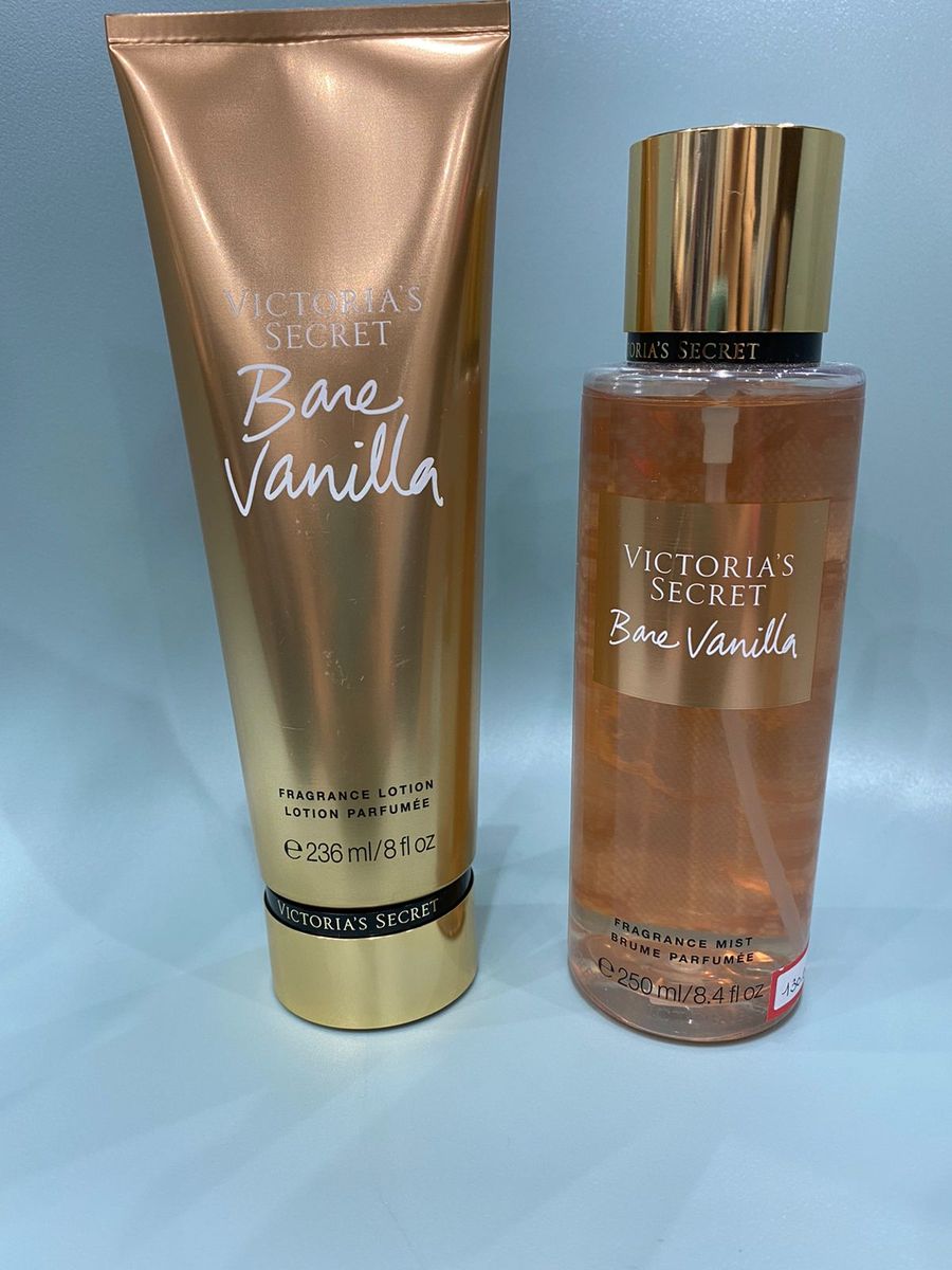 Kit Body Splash + Creme Bare Vanilla Victoria's Secret 236ml +