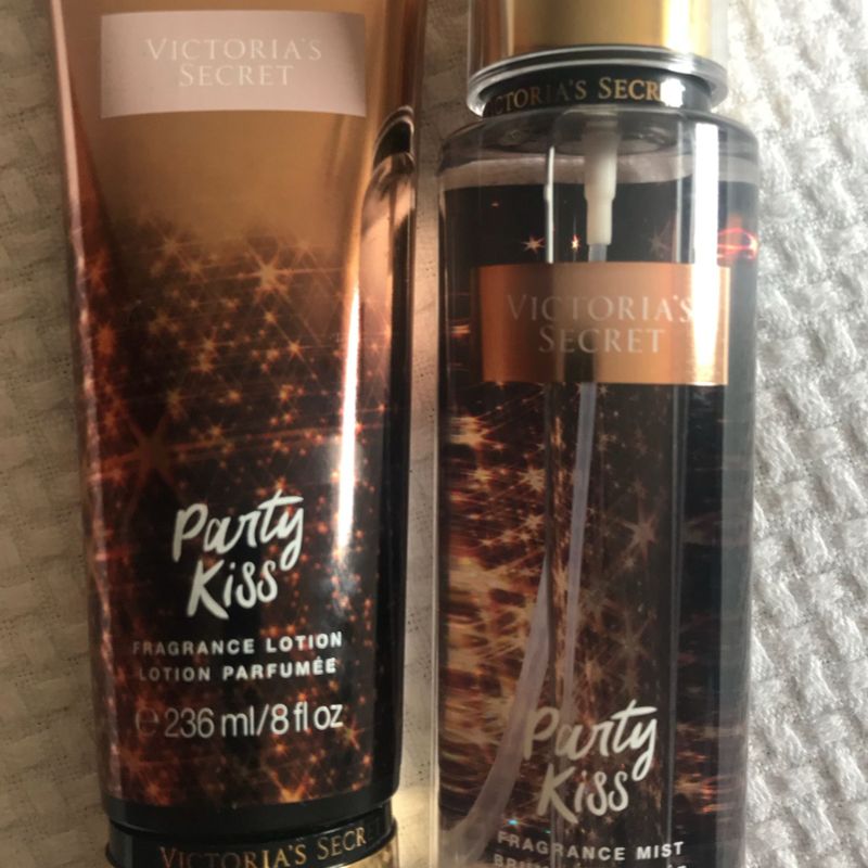 Kit Victoria s Secret Party Kiss Perfume Feminino Victoria s