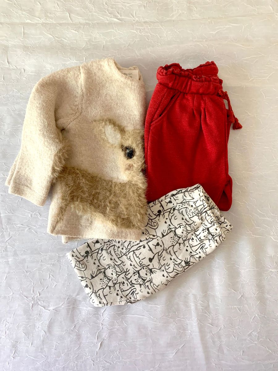 Kit Zara Baby Girl Roupa Infantil para Bebê Zara Usado 41413275 enjoei