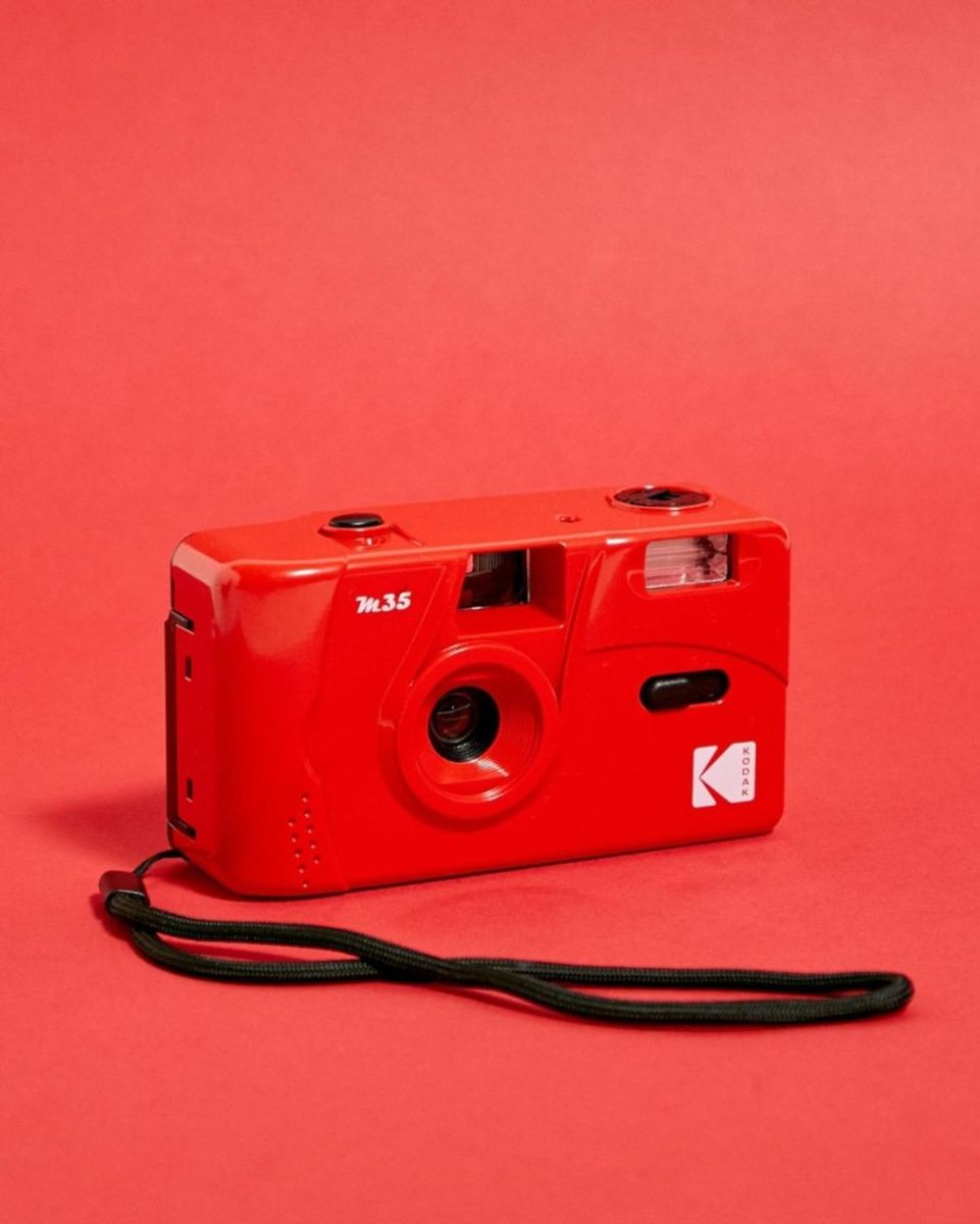 Kodak M35 Vermelha Máquina Fotográfica Analógica Kodak Usado 86914301