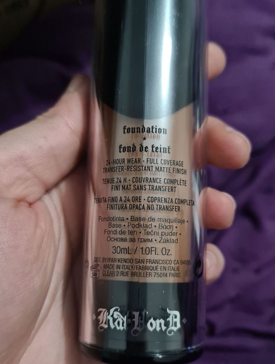 Kvd Beauty Base Líquida Lock It Kvd Beauty Liquid Foundation Original