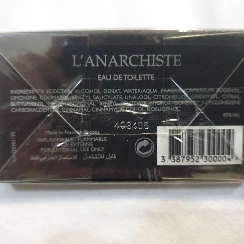 L'Anarchiste de Caron Paris 125ml Perfume Francês Original