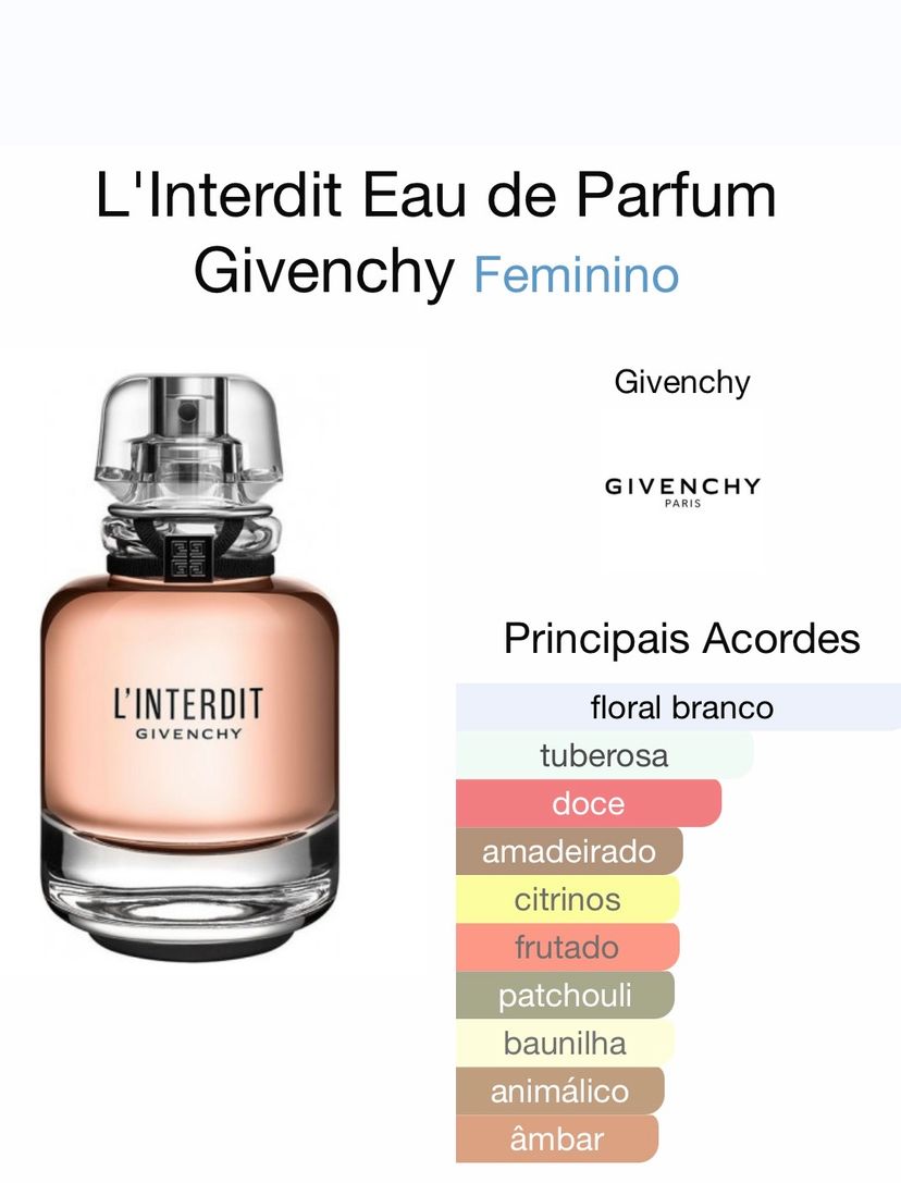 L'Interdit Eau de Parfum Givenchy Feminino 35ml | Perfume Feminino Givenchy  Usado 84018646 | enjoei