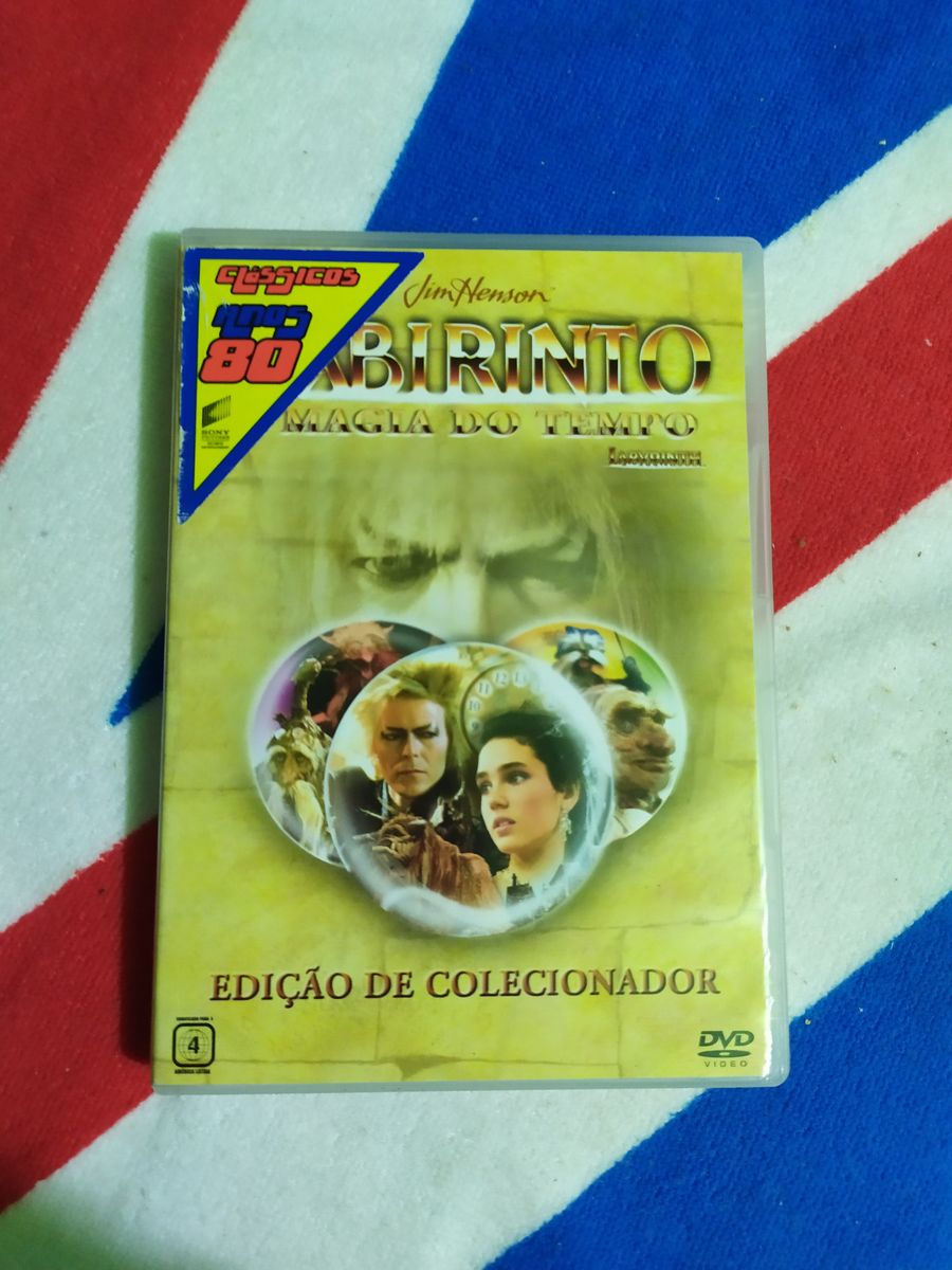 DVD Filme Labirinto - A Magia do Tempo - Semi Novo