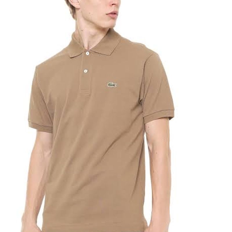 Lacoste Camisa Polo Masculina Slim Fit Tamanho M Bege Caramelo Camisa  Feminina Lacoste Nunca Usado 103190534 enjoei