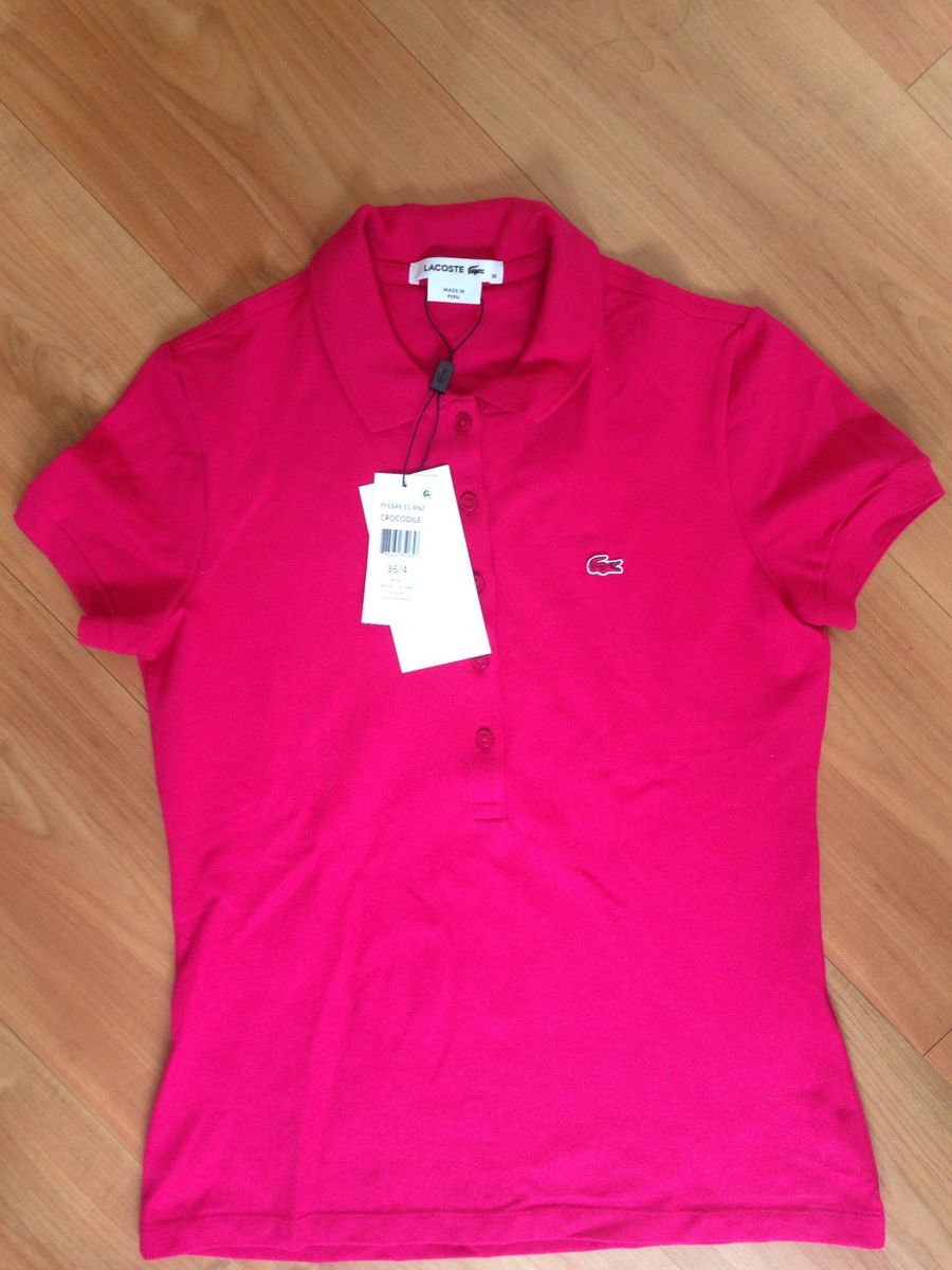 camisa polo da lacoste feminina