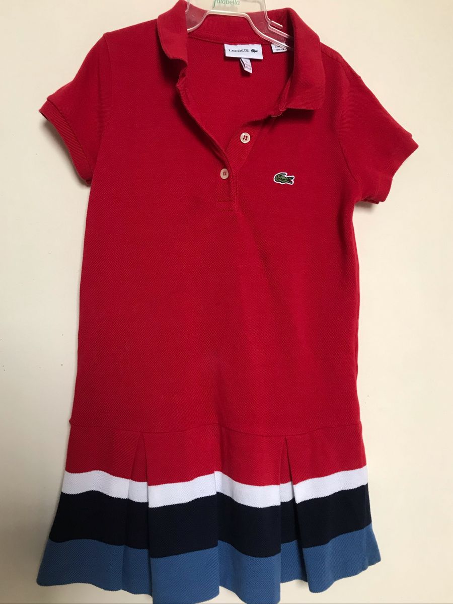 vestido lacoste infantil