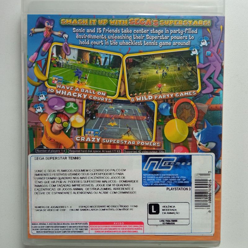 Jogo Midia Fisica Sega Sonic Superstars Playstation 4