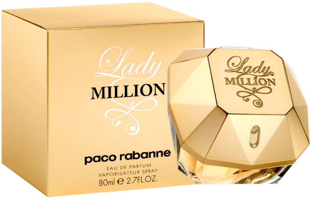 Lady Million - 80 Ml | Perfume Feminino Paco Rabanne Usado 1068334 | enjoei