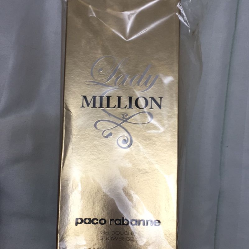 Lady Million Gel Douche Shower 150 Ml Cosm tico Feminino Paco Rabanne Nunca Usado 48894070 enjoei