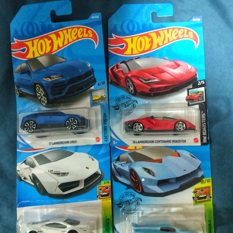 Lamborghinis de cheap hot wheels