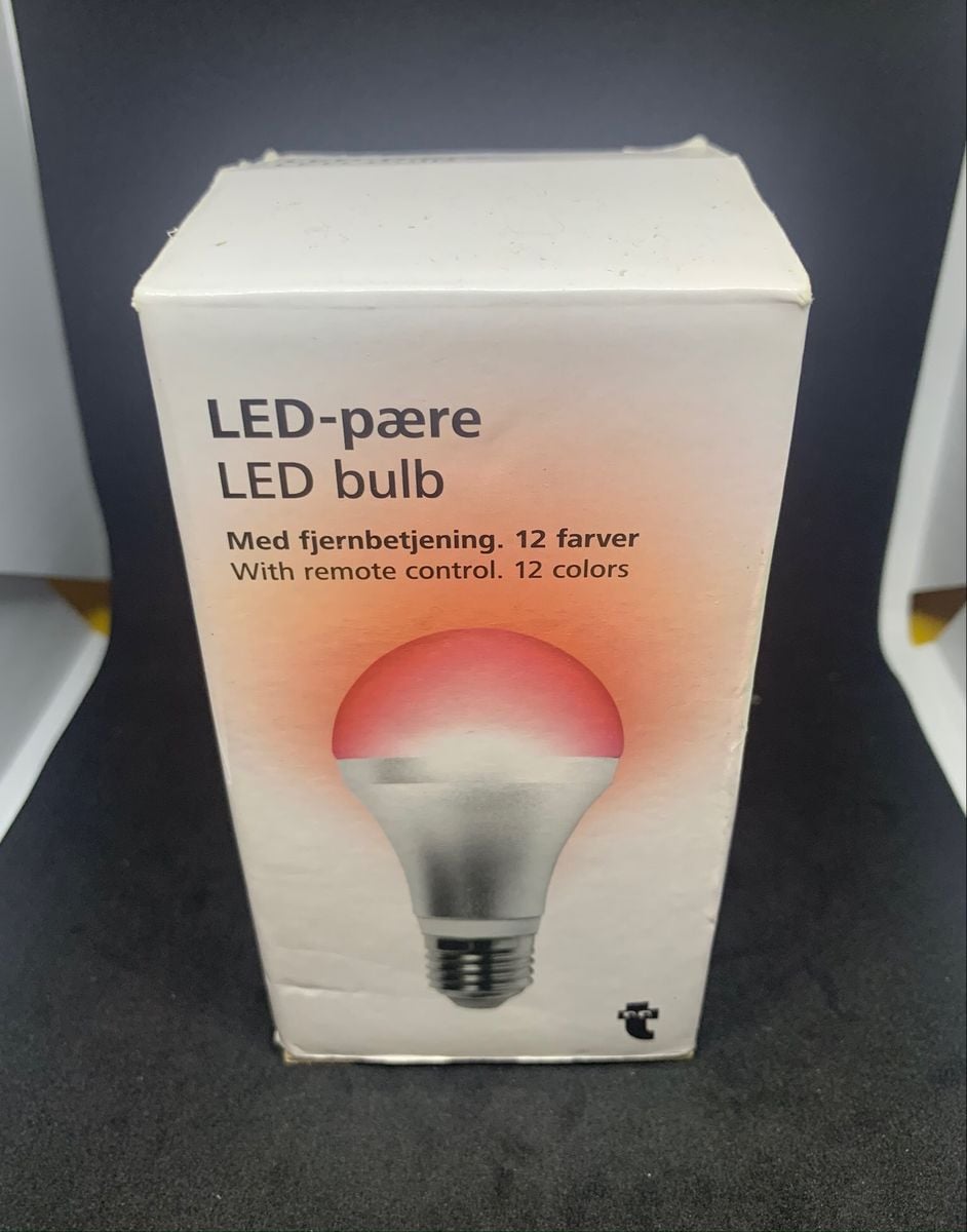 Lampada Led Colorida (12 Cores) com Controle Remoto Flying Tiger ...