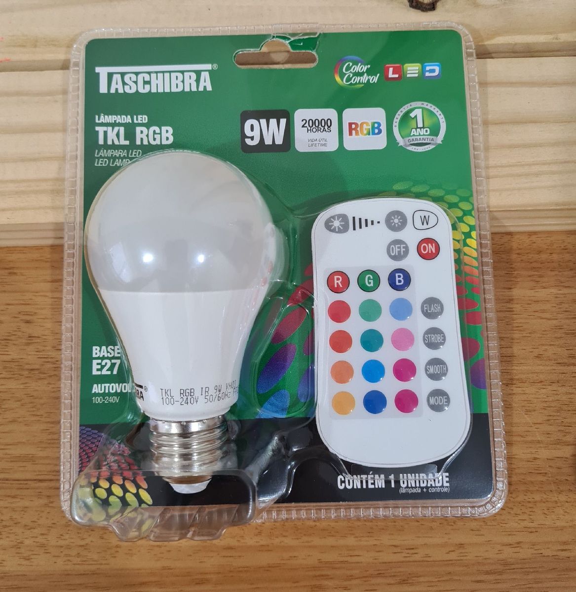 Lâmpada Led Tkl Rgb Color Control Da Marca Taschibra Item Info And Eletro Taschibra Nunca Usado 6754