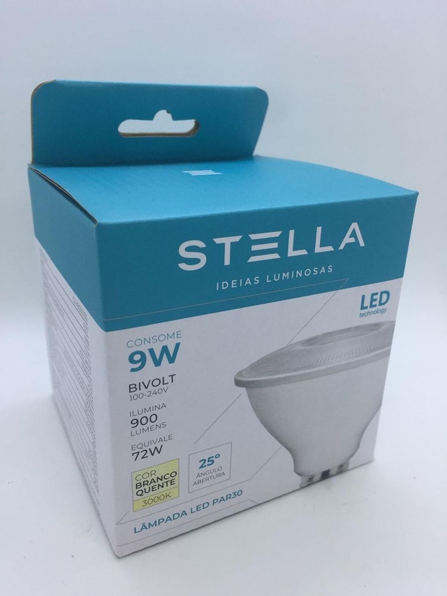 Lâmpada Par 30 Stella Led Stella | Móvel p/ Iluminação Stella Nunca ...