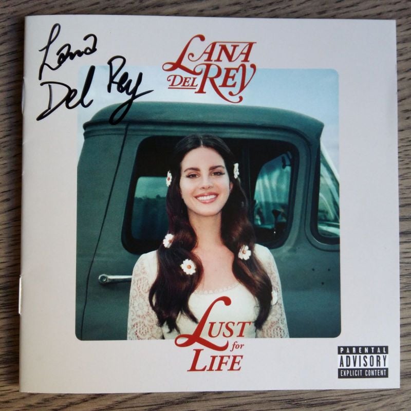 Lana Del Rey Lust For Life 直筆サイン CD Lust For Life [CD]: Amazon.com.br: CD e Vinil
