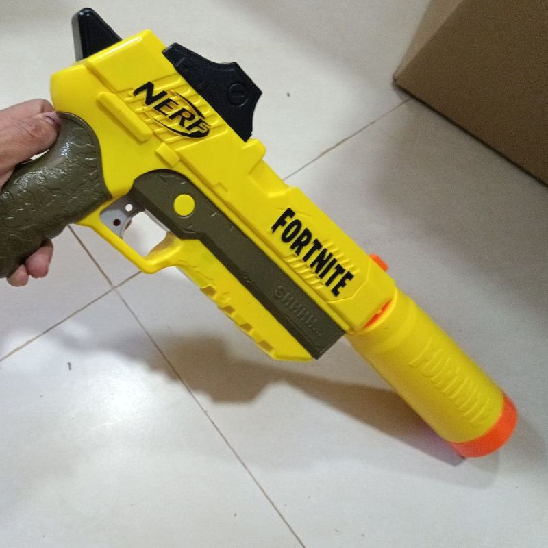 Blaster Nerf Fortnite Con Silenciador Nerf Fortnite 