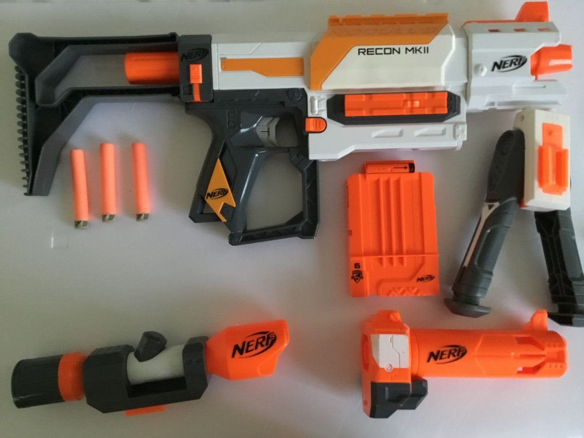 Lançadora De Dardos Nerf Nstrike Modulus Recon Mkii Blaster | Brinquedo ...