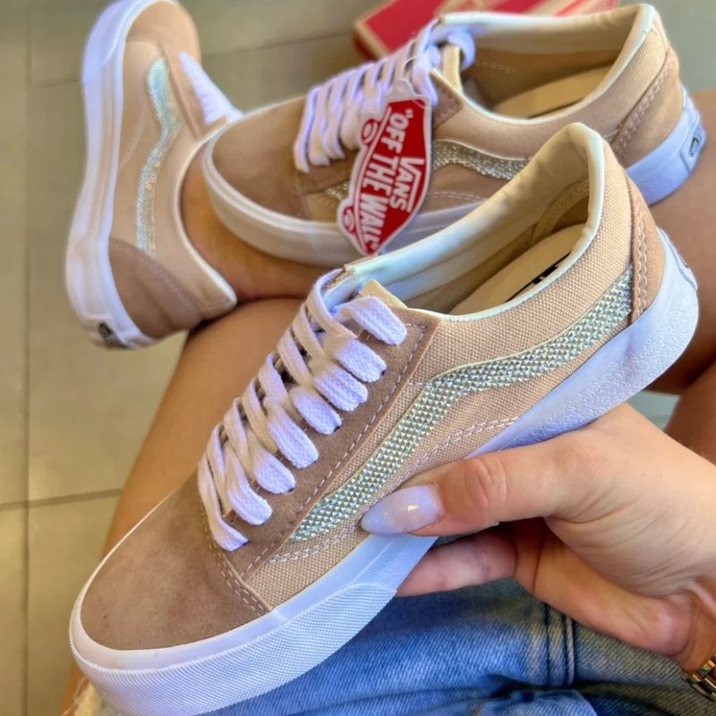 Tênis Vans Old Skool Branco 37 | Tênis Feminino Vans Nunca Usado 36696604 |  enjoei