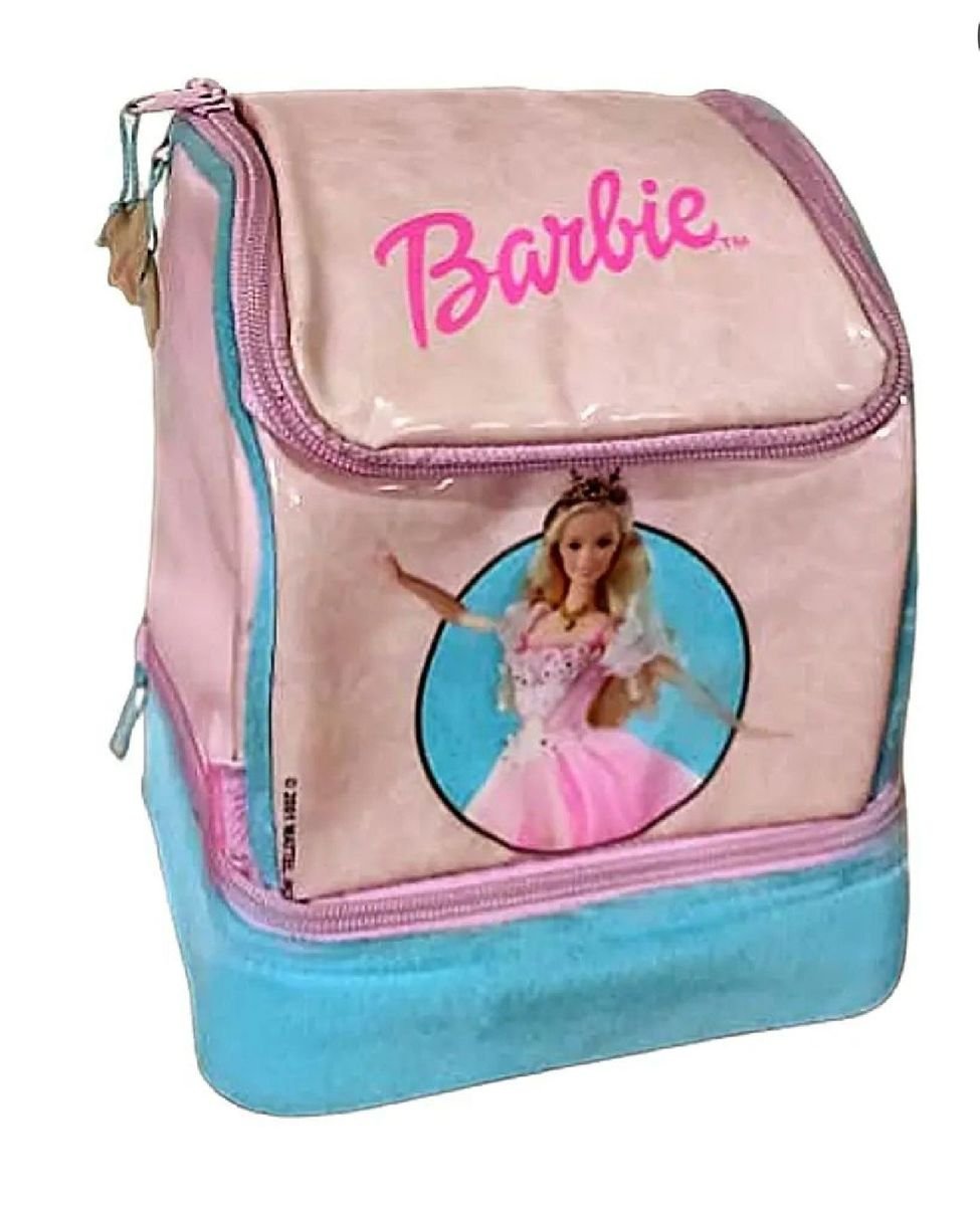 LANCHEIRA TERMICA BARBIE ESCOLA DE PRINCESAS LILÁS REF.61043 SESTINI -  Papelaria Dolly