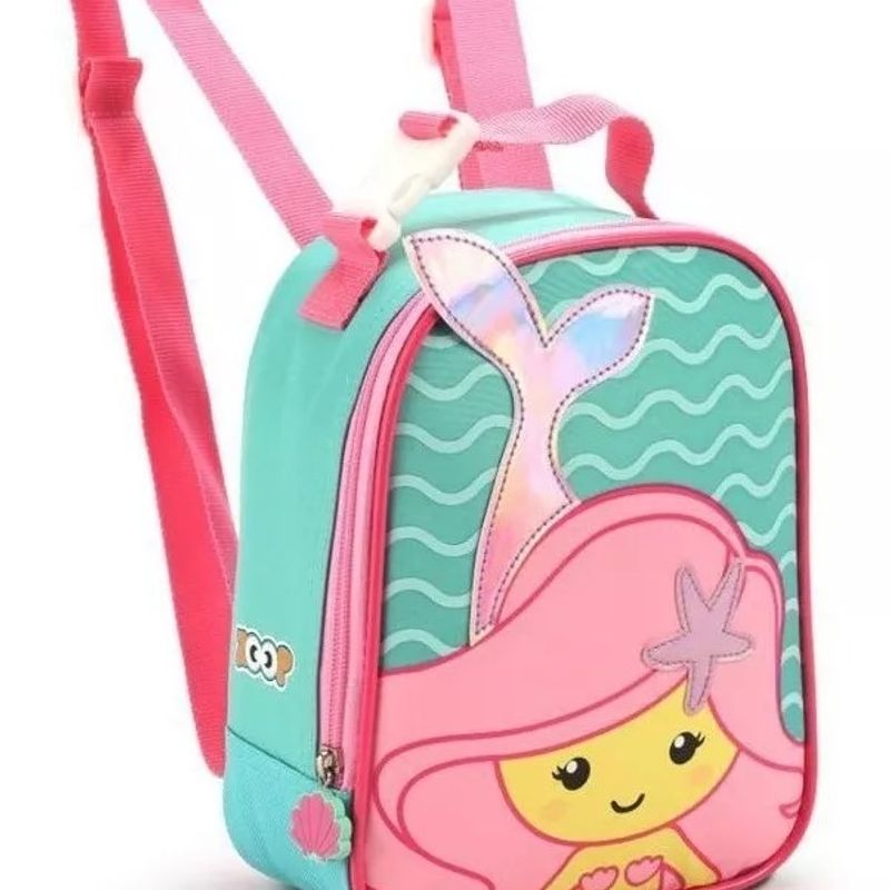 Lancheira Térmica Infantil Escolar Bolsa Pets Menino Menina Cor Cinza