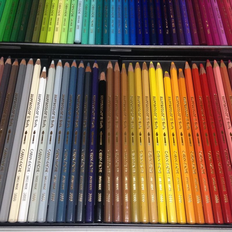 Lápis Aquarelável Supracolor Caran D'Ache 80 Cores | Caran D'Ache