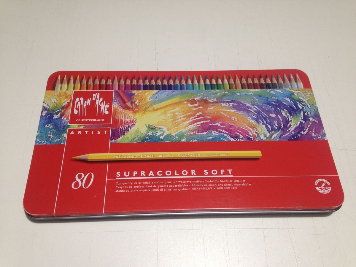 Lápis Aquarelável Supracolor Caran D'Ache 80 Cores | Caran D'Ache