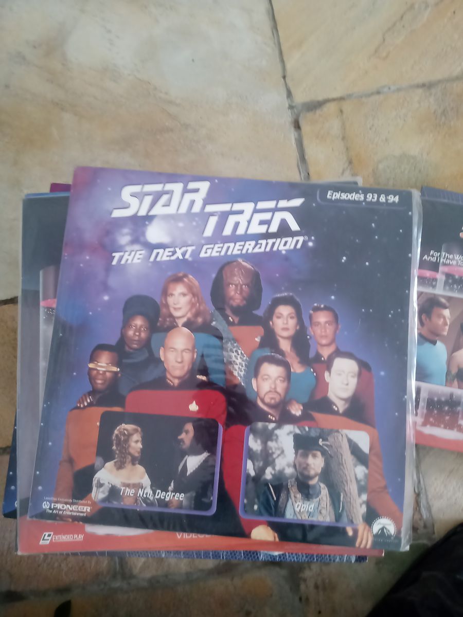 Laser Disc Antigos Jornada Nas Estrelas Star Trek TV e Display Laser Disc Usado 84665926 enjoei